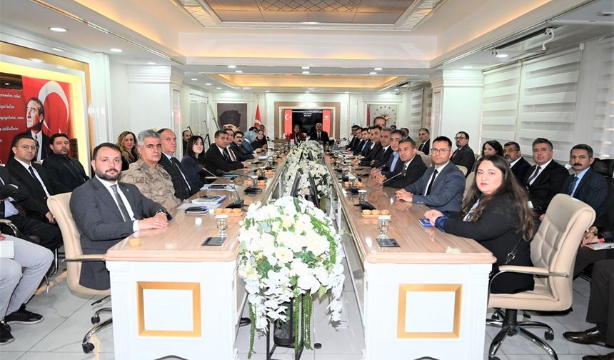 Batman'da Bağımlılıkla Mücadele İl Koordinasyon Kurulu Toplantısı yapıldı