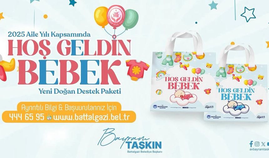 Battalgazi Belediyesinden ailelere destek
