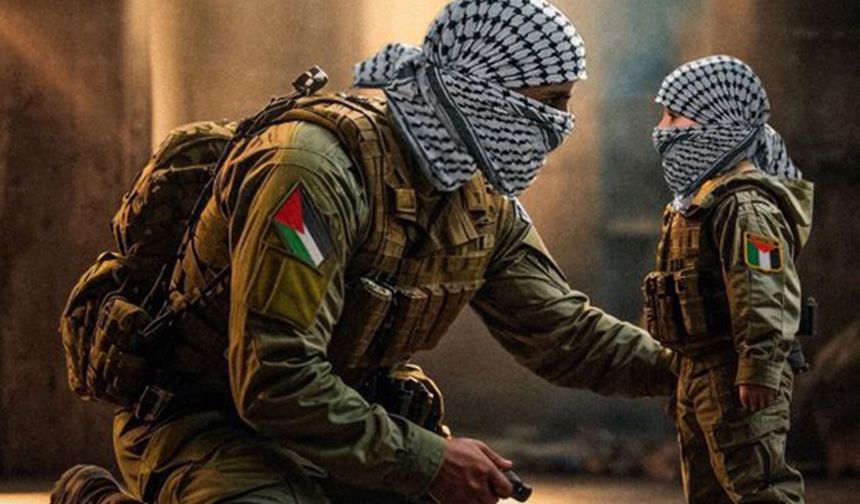 "Filistin'in başkenti neresi?": Ebu Ubeyde'nin şehit oğluyla videosu gündem oldu