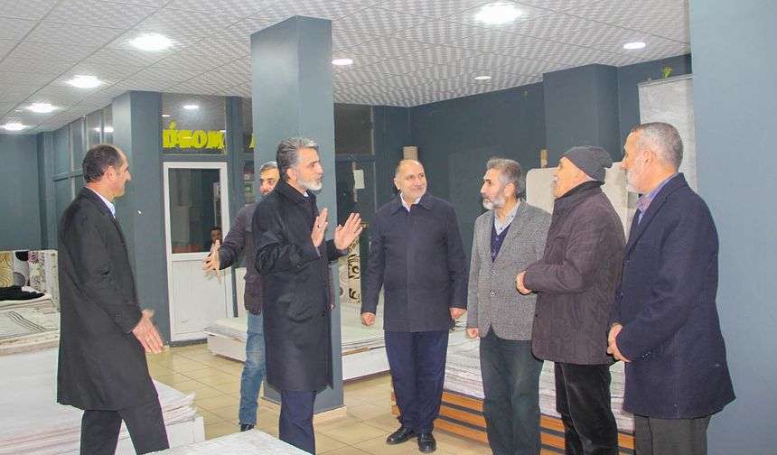 HÜDA PAR heyetinden Bingöl’de esnaf ziyareti