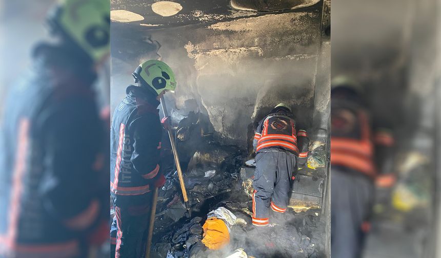 Malatya'da çıkan yangında ev küle döndü