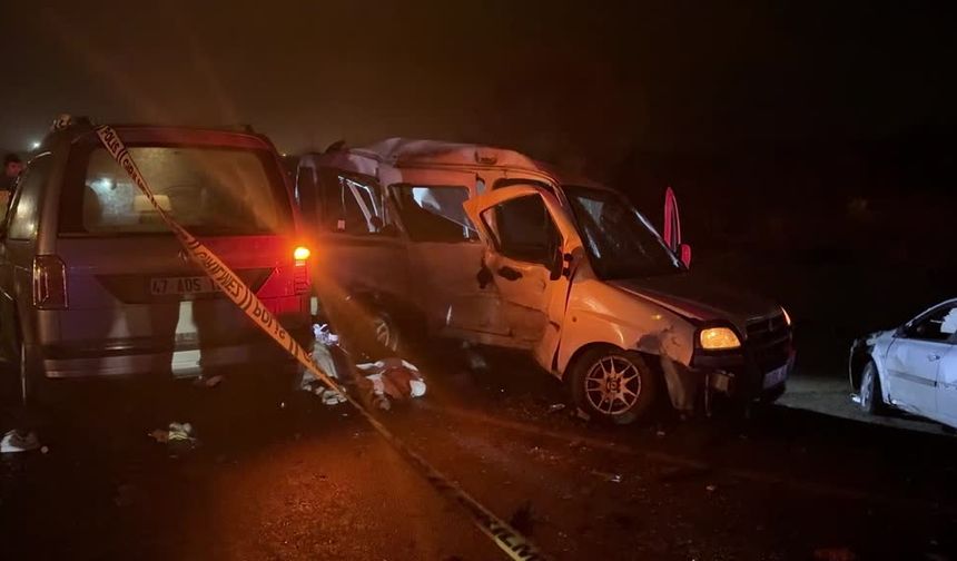 Mardin'de feci kaza: 3 ölü, 1’i ağır 6 yaralı