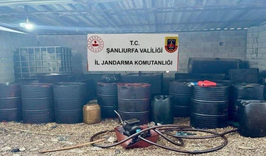 Şanlıurfa'da 3 bin 900 litre kaçak akaryakıt ele geçirildi