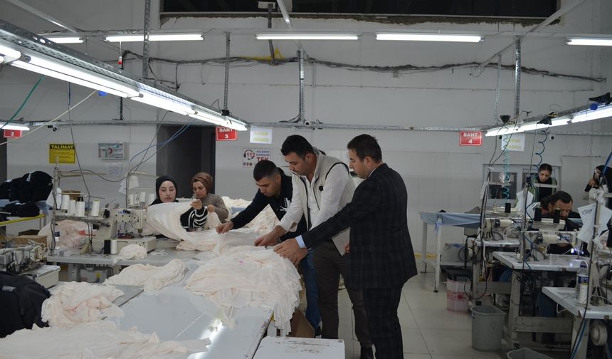 SGK’dan Batman'daki tekstil işletmesine bilgilendirme ziyareti