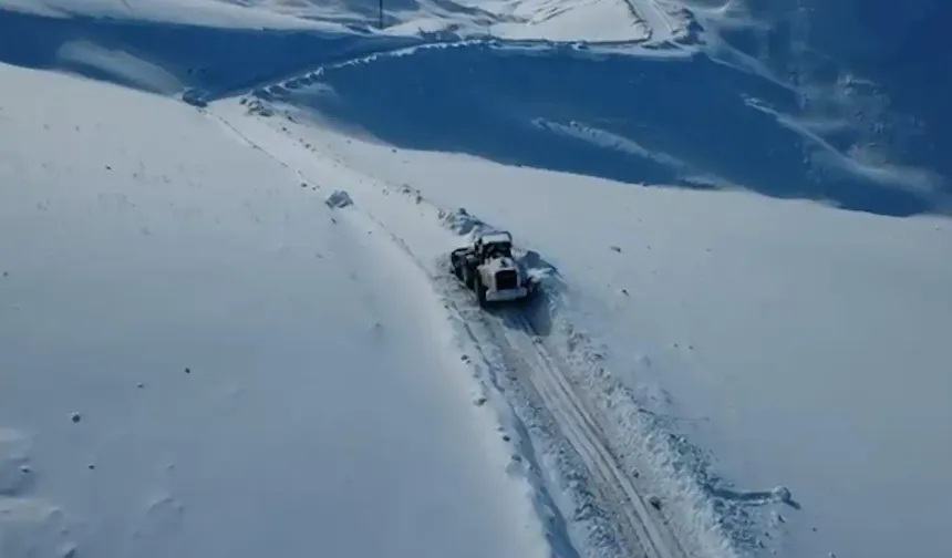 Siirt'te kar engeli: 10 köyün yolu kapandı