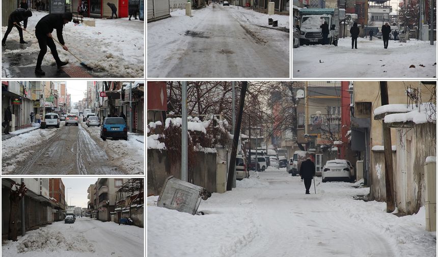 Batman'da mahalle araları kardan geçilmiyor