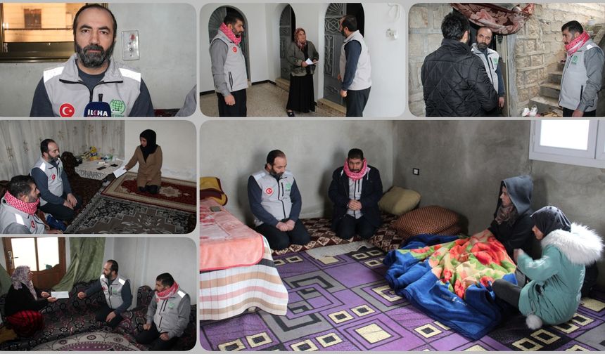 Umut Kervanı Afrin'de savaş mağdurlarına nakdi yardım ulaştırdı