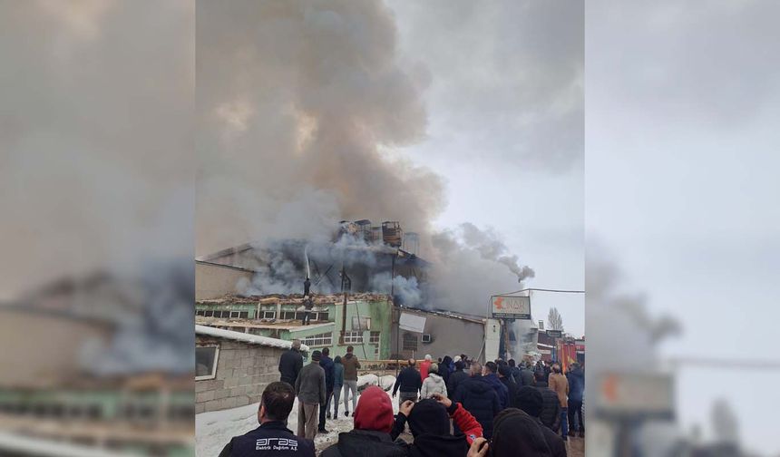 Erzurum’da kereste fabrikasında patlama: 5 yaralı