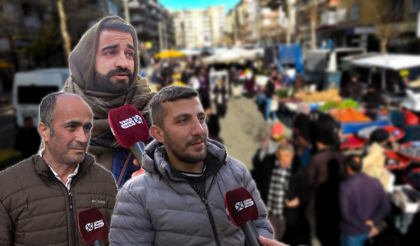 Diyarbakır'da kar ve soğuk çarşı pazarı olumsuz etkiledi