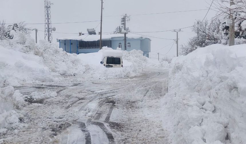 Kulp'ta kış şartları günlük yaşamı zorluyor