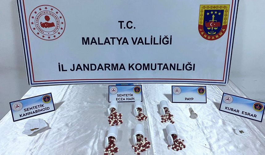 Malatya'da uyuşturucu operasyonu: 2 gözaltı