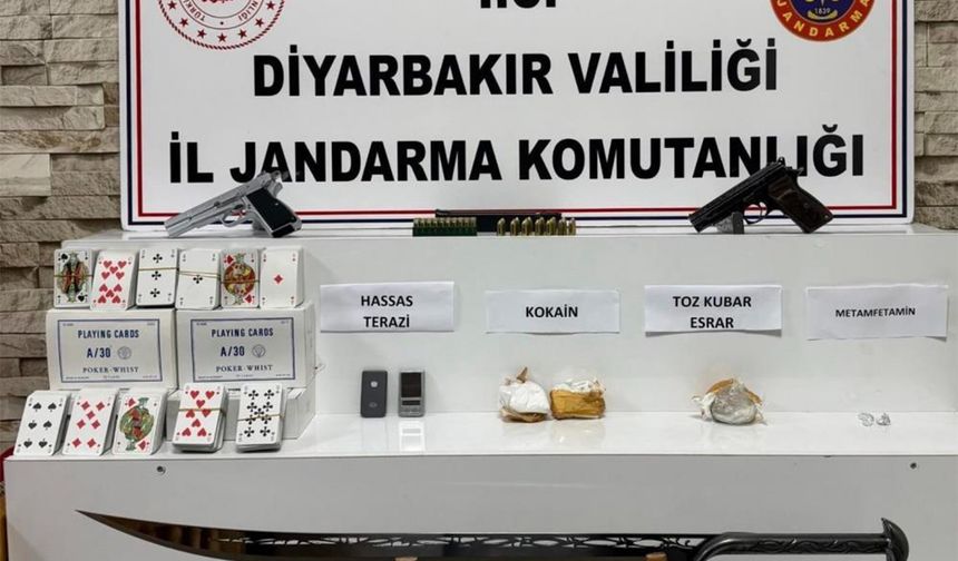 Diyarbakır'da narkotik operasyonu: 6 gözaltı