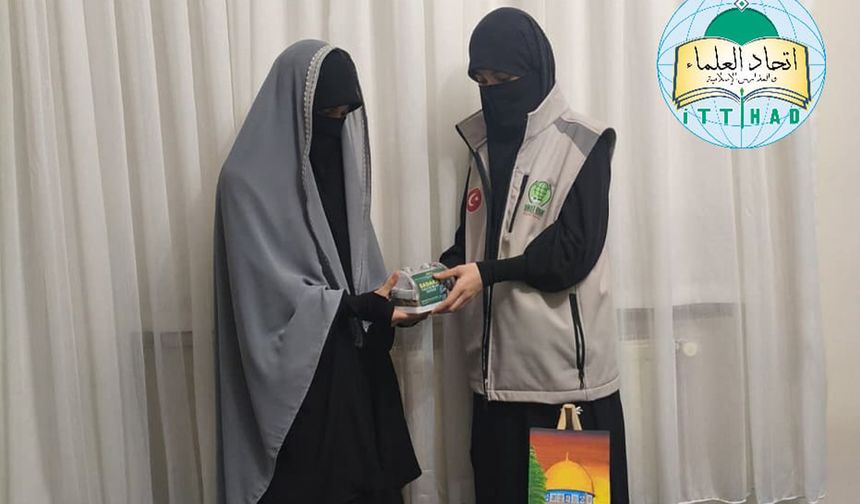 Van’da kız medresesi öğrencilerinden Gazze’ye anlamlı bağış