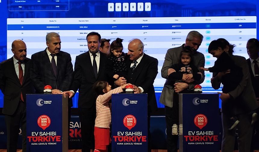 Diyarbakır’da TOKİ kura çekimi başladı