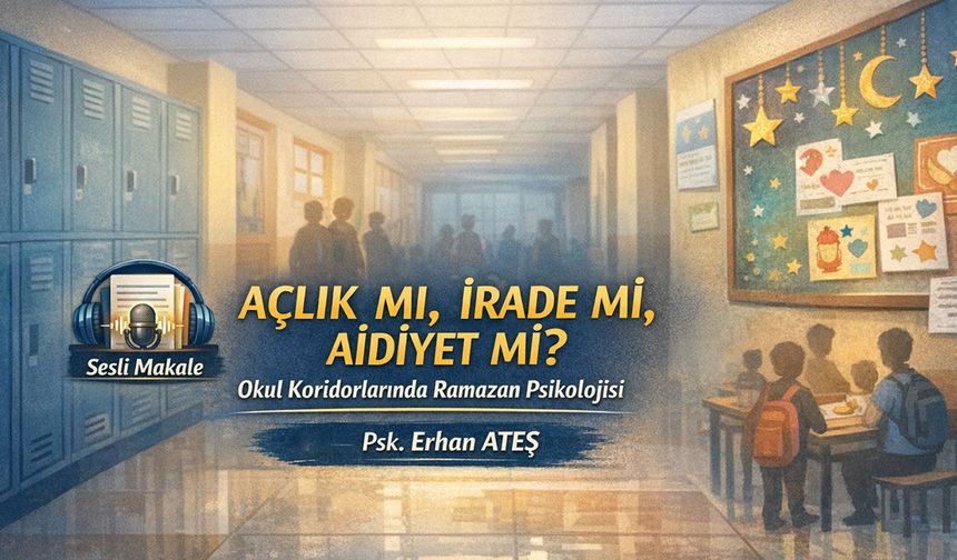 AÇLIK MI, İRADE Mİ, AİDİYET Mİ? OKUL KORİDORLARINDA RAMAZAN PSİKOLOJİSİ