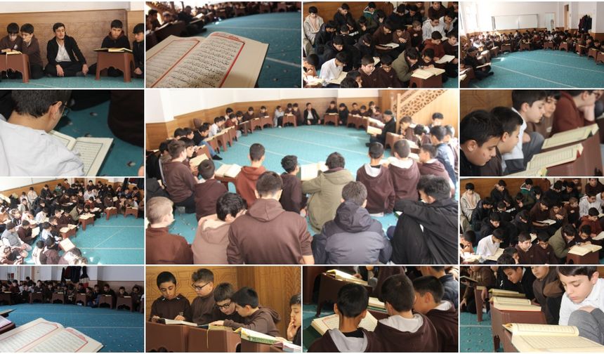 Diyarbakır'da öğrenciler mukabele halkasında buluşuyor