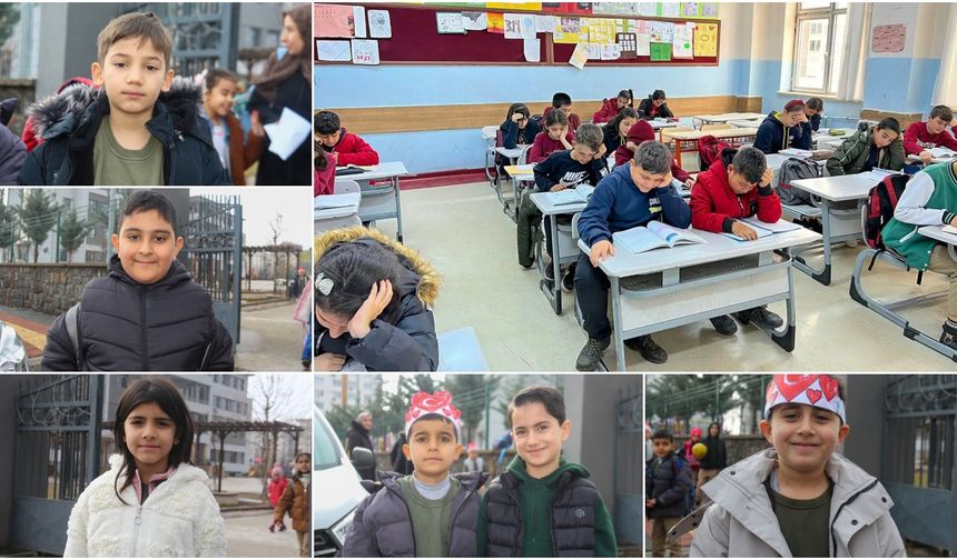 Diyarbakır'da öğrencilerin ikinci dönem heyecanı