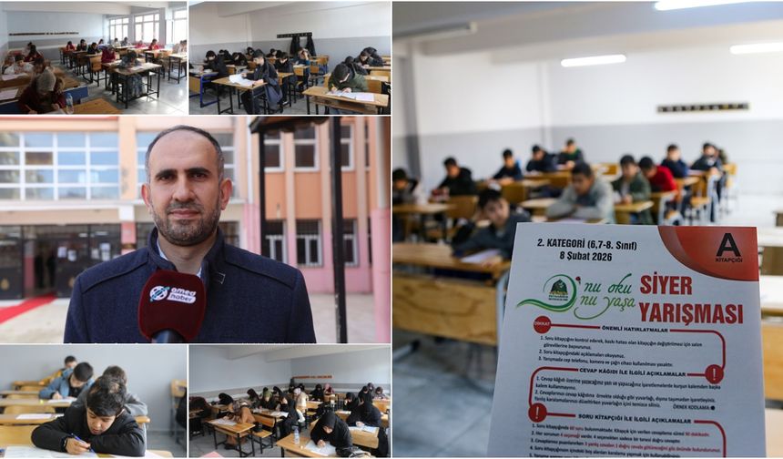 Diyarbakır’da 25 bin kişi siyer sınavında ter döktü