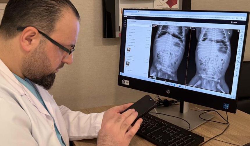 Diyarbakır'da milyonda bir görülecek sağlık sorunuyla doğdu