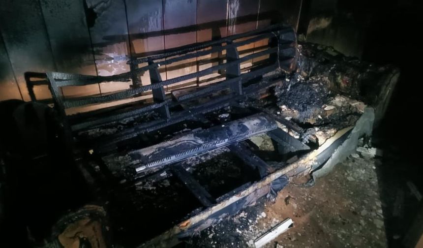 Diyarbakır'da elektrikli soba evi küle çevirdi