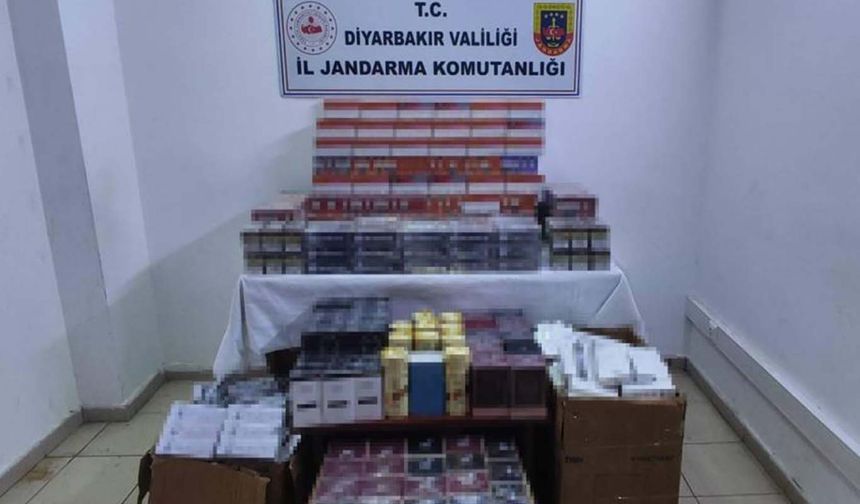 Diyarbakır’da 2 milyon boş makaron ele geçirildi