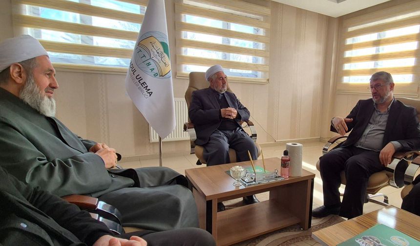 Muhammed Emin Yıldırım’dan İTTİHADUL ULEMA'ya ziyaret