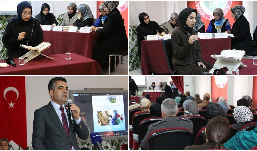 Diyarbakır'da Genç Nida Kur'an-ı Kerim'i Güzel Okuma Yarışması yapılıyor