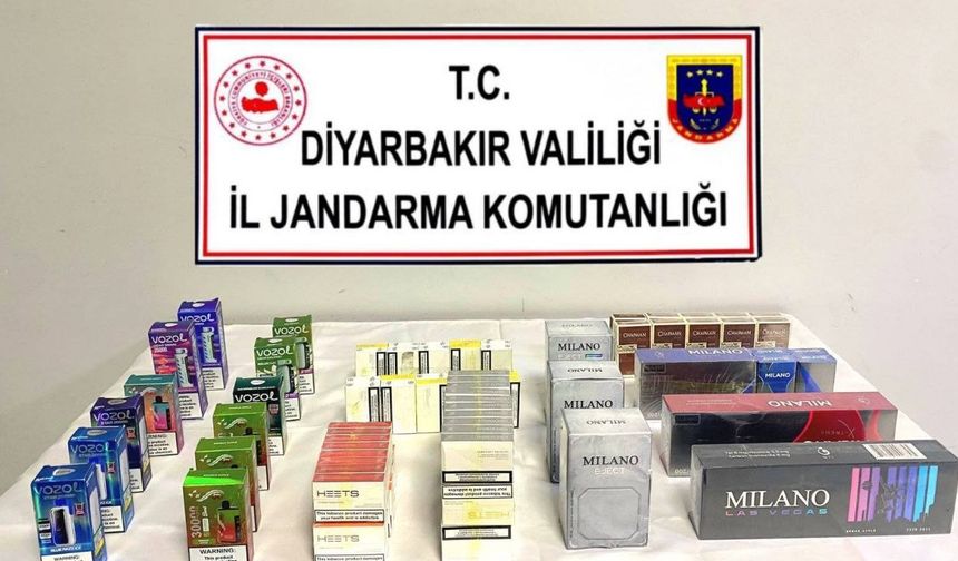 Diyarbakır'da kaçakçılık operasyonları gerçekleştirildi