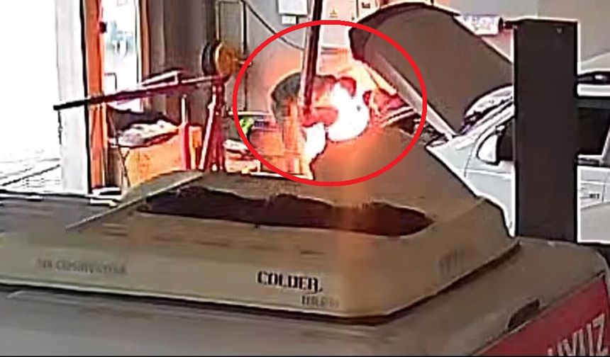 Diyarbakır'da yağ dökülen soba alev aldı