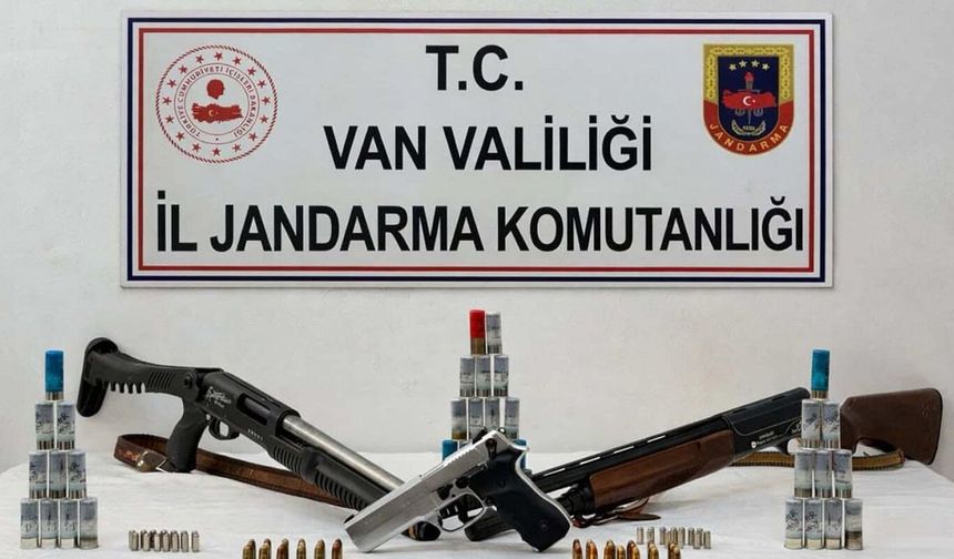 Van’da ruhsatsız silah operasyonu: 1 gözaltı