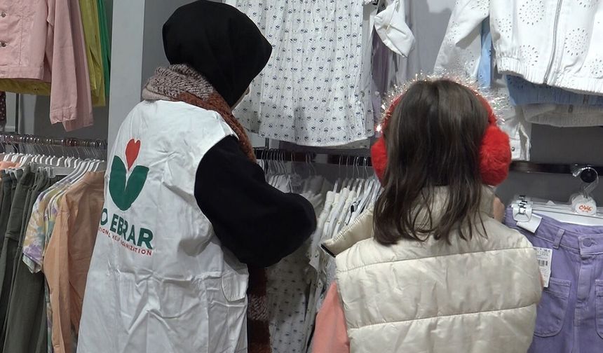 IHO EBRAR Diyarbakır'da bayram öncesi yetimleri sevindirdi