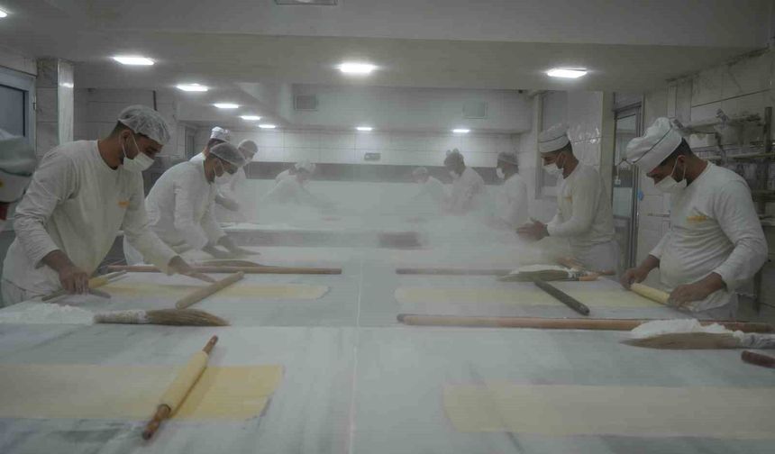 Baklavanın başkentinde bayram öncesi yoğun mesai