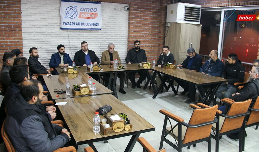 Amed Haber yazarları iftarda bir araya geldi