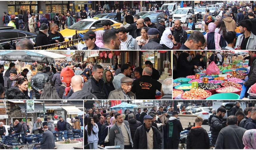 Diyarbakır'da bayram heyecanı çarşılara yansıdı