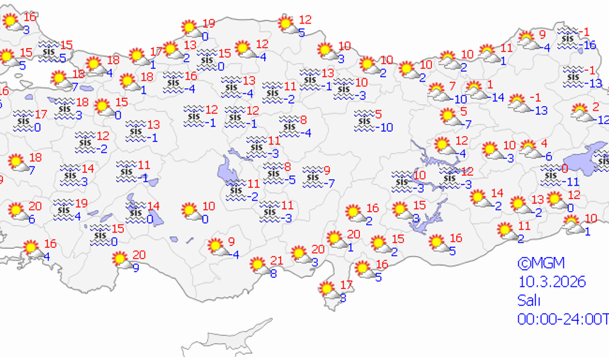 Bingöl’de hava durumu: Eksi 7 olacak