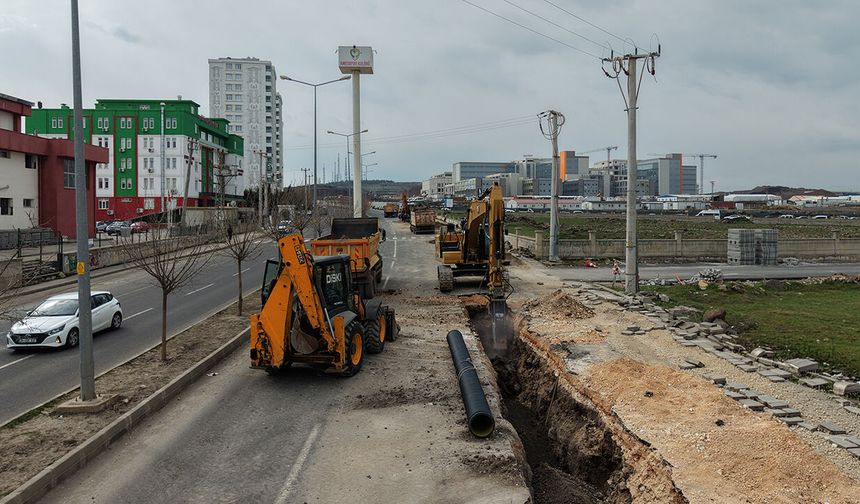 Diyarbakır Şehir Hastanesi'nin altyapı çalışmaları sürüyor