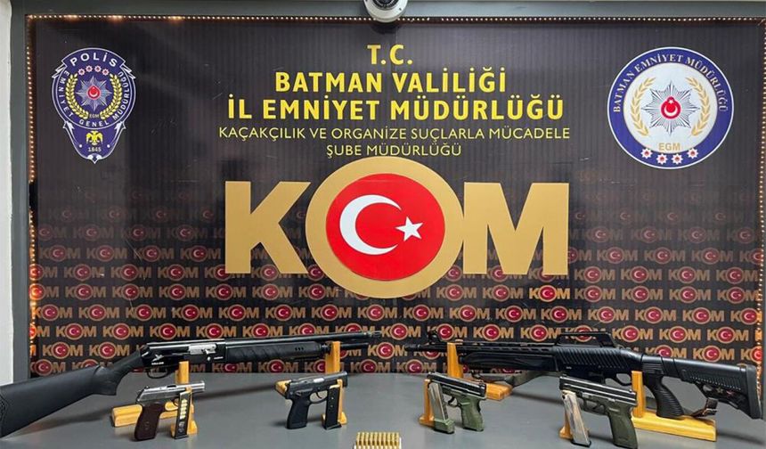 Batman’da aranan 4 şüpheli operasyonla yakalandı