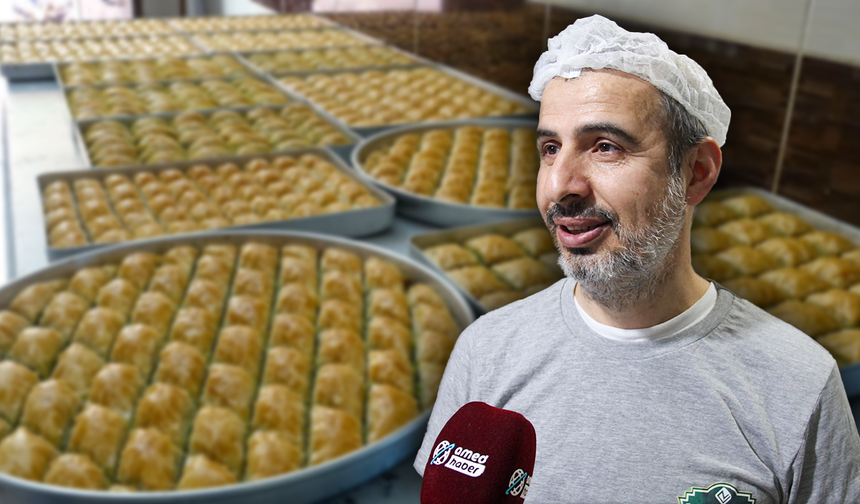 Diyarbakır'da tatlı ustalarından bayram öncesi kritik uyarı