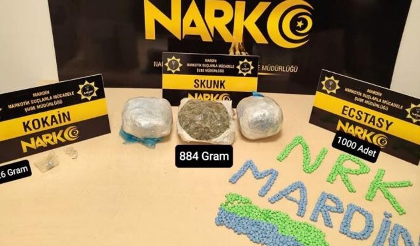 Mardin’de uyuşturucu operasyonunda 4 kişi yakalandı