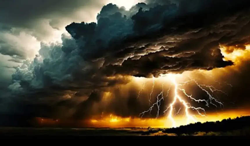 Meteoroloji’den 24 saat içinde kuvvetli yağış ve fırtına uyarısı