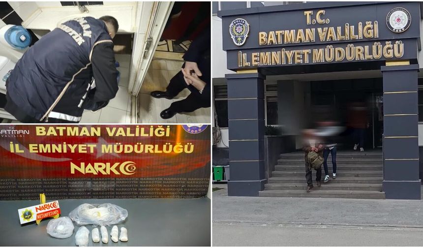 Batman'da otel odasında metamfetamin ele geçirildi