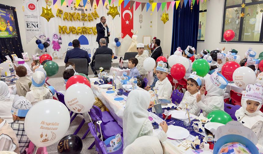 Diyarbakır'da miniklere özel tekne orucu iftar programı düzenlendi