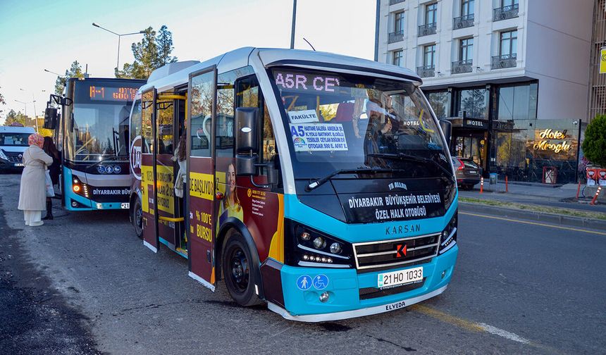 Diyarbakır'da özel halk otobüsleri toplu taşıma sistemine entegre ediliyor