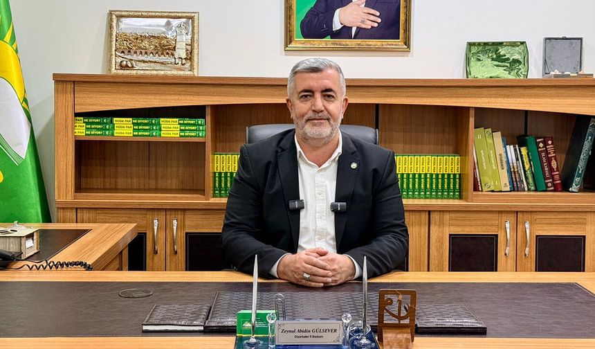 HÜDA PAR Diyarbakır İl Başkanı Gülsever'den bayram mesajı