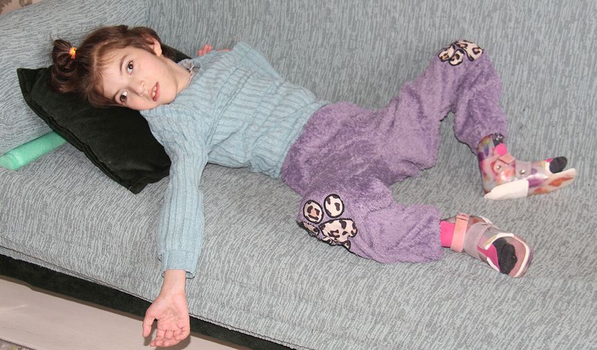 Diyarbakır'da minik Nisa için robotik cihaz desteği çağrısı