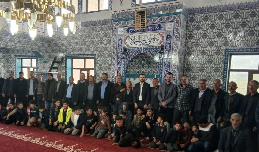 Çermik'te mevlit programı düzenledi