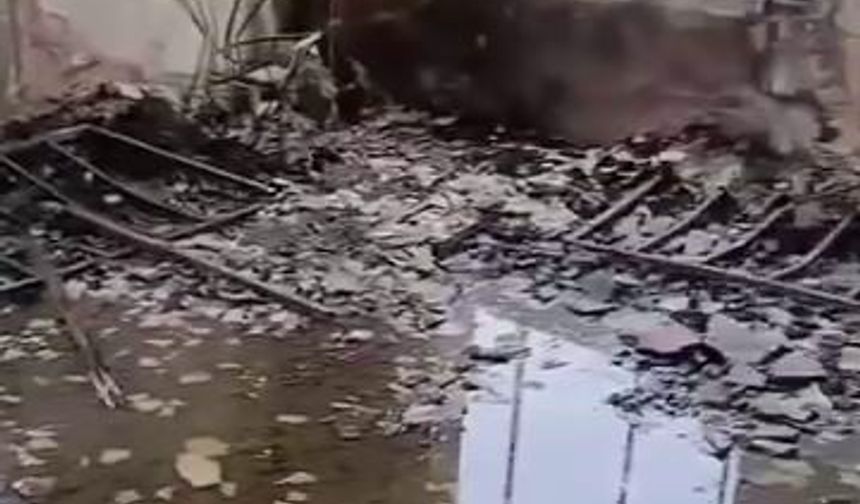 Diyarbakır'da kundaklama iddiası: Bir ev küle döndü