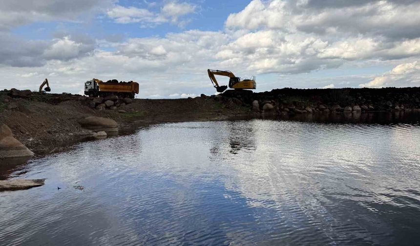 Diyarbakır'daki sulama göleti inşaatı tamamlandı