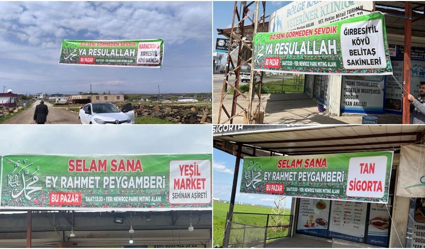 Diyarbakır’da Mevlid-i Nebi heyecanı kırsala yayıldı