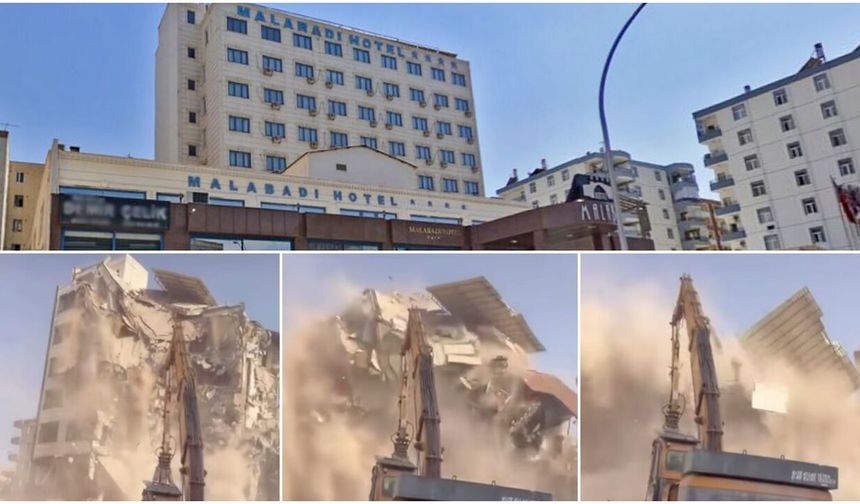 Diyarbakır'da Malabadi Otel yıkıldı: Kent hafızasında bir dönem sona erdi